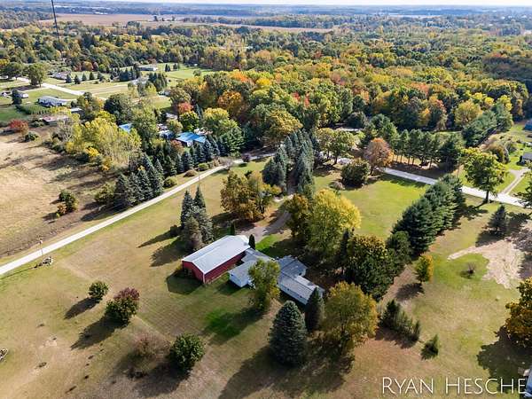 3.37 Acres of Residential Land with Home for Sale in Saranac, Michigan