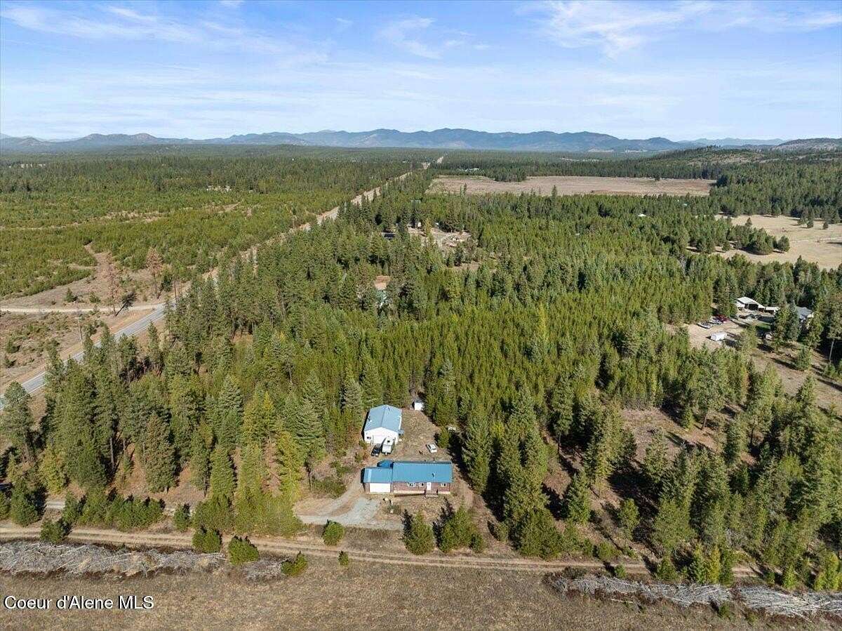 5 Acres of Residential Land with Home for Sale in Blanchard, Idaho