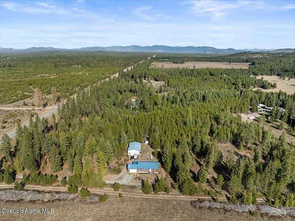 5 Acres of Residential Land with Home for Sale in Blanchard, Idaho