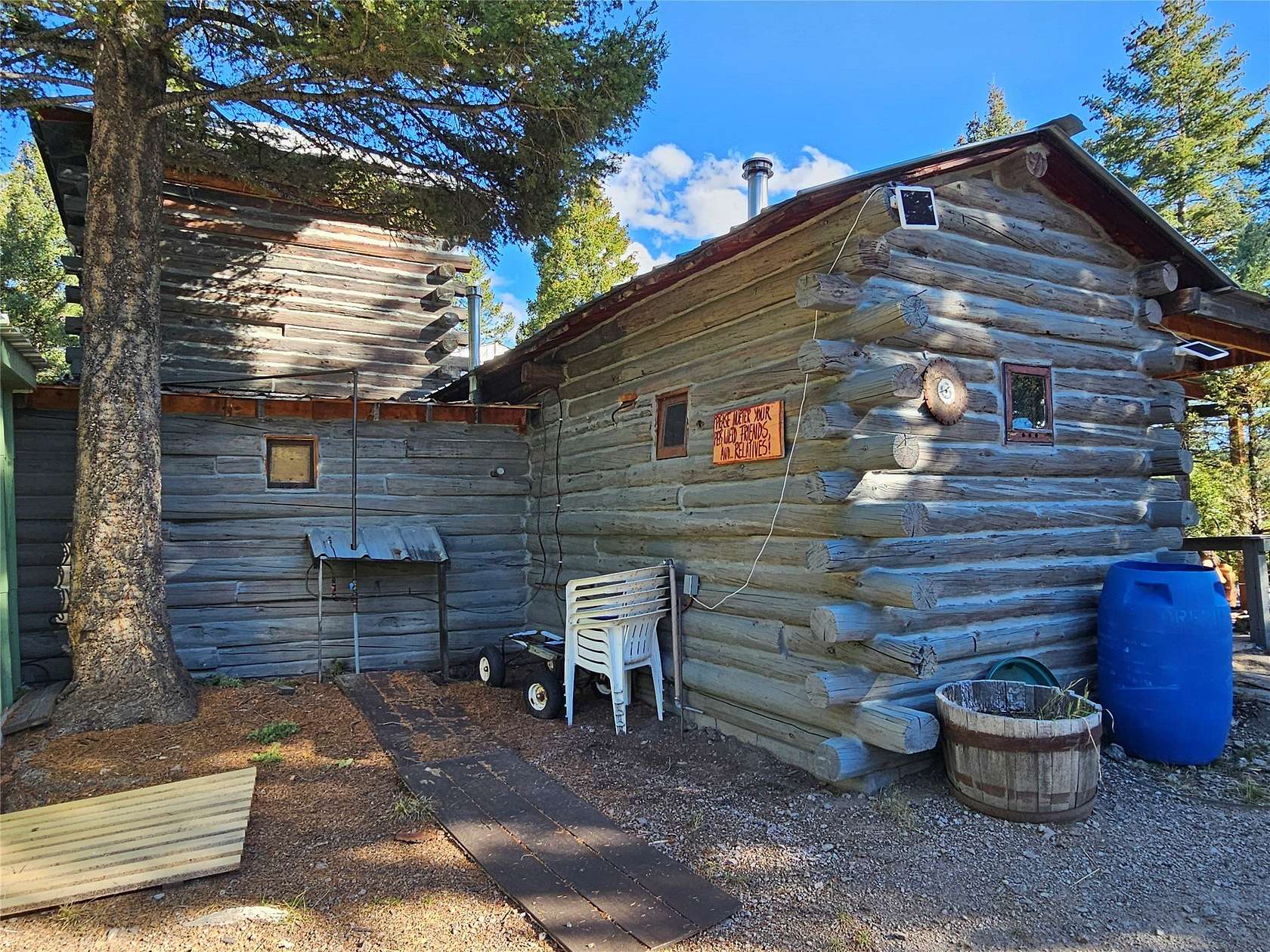 20 Acres of Recreational Land with Home for Sale in Helmville, Montana
