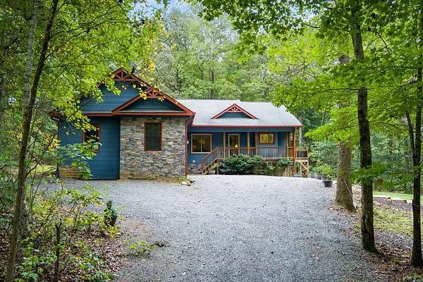 3.2 Acres of Residential Land with Home for Sale in Ellijay, Georgia