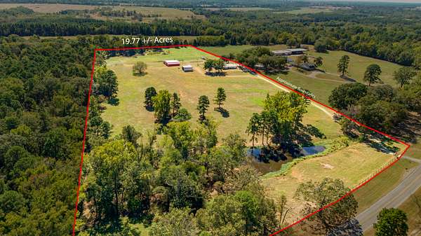 19.8 Acres of Land with Home for Sale in Winnsboro, Texas