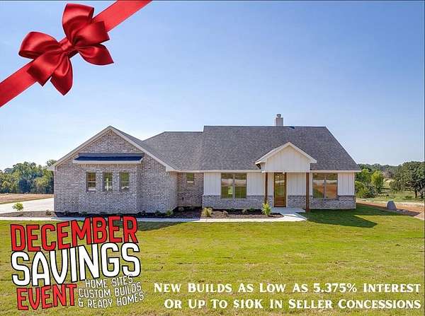 2 Acres of Residential Land with Home for Sale in Poolville, Texas