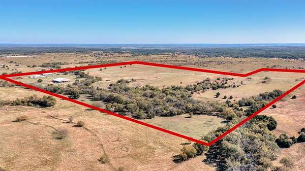 130 Acres of Agricultural Land with Home for Sale in Marietta, Oklahoma