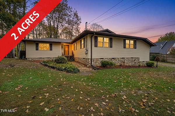 2 Acres of Residential Land with Home for Sale in Kingsport, Tennessee