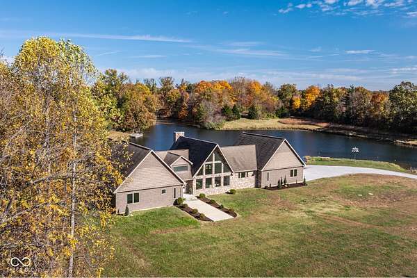 11.8 Acres of Land with Home for Sale in Jasonville, Indiana