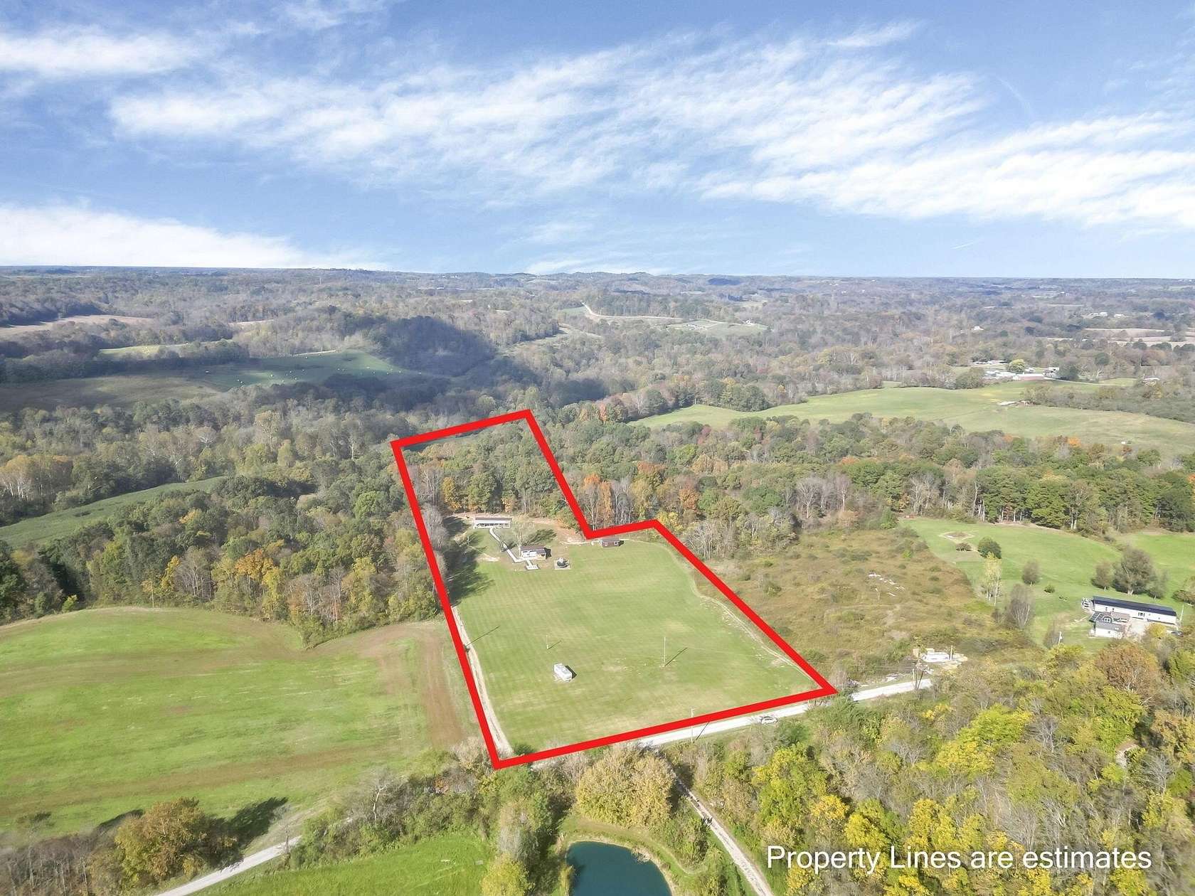 7 Acres of Residential Land with Home for Sale in Blue Rock, Ohio