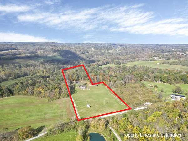 7 Acres of Residential Land with Home for Sale in Blue Rock, Ohio