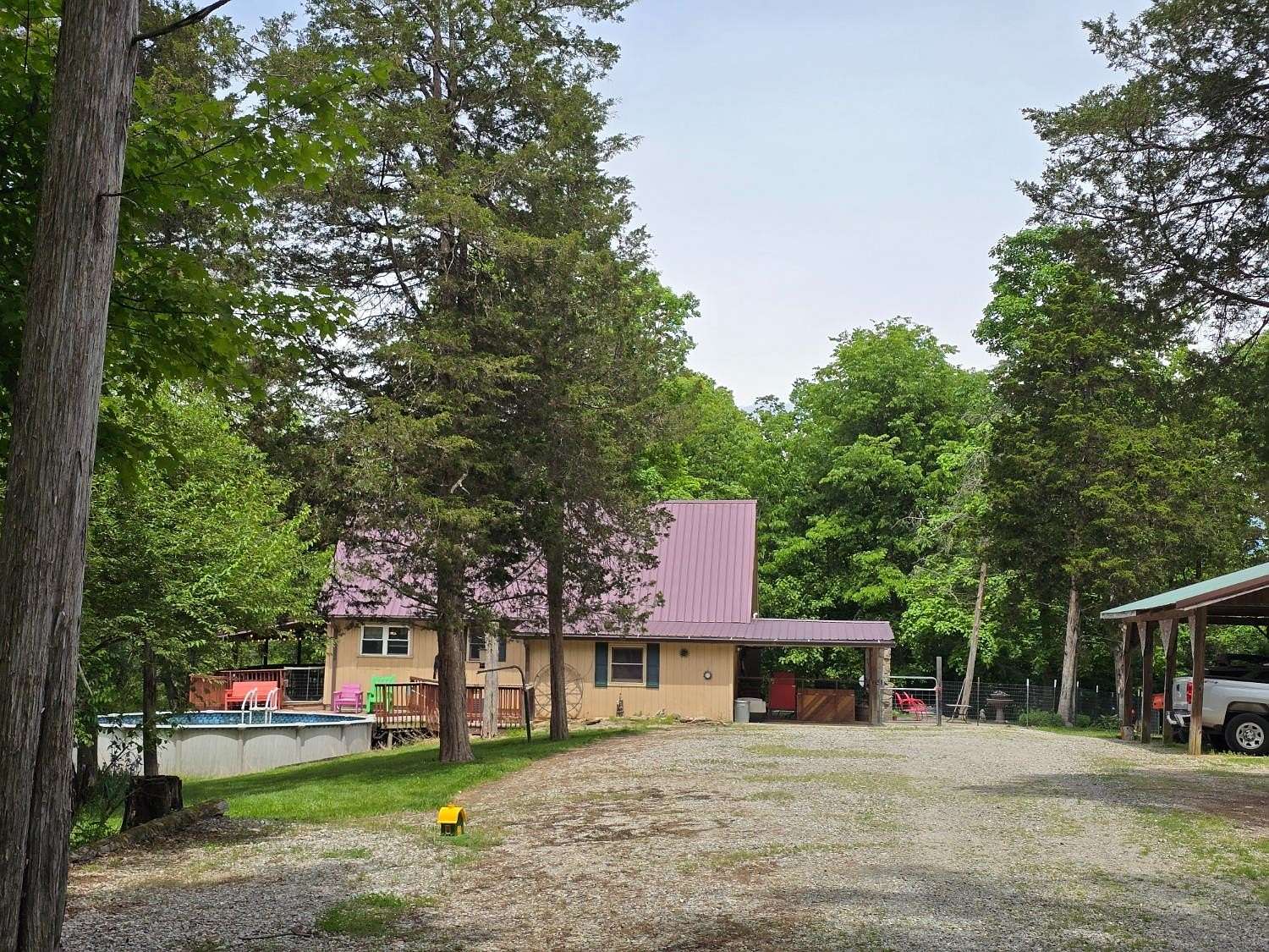 11.6 Acres of Land with Home for Sale in Madison, Indiana