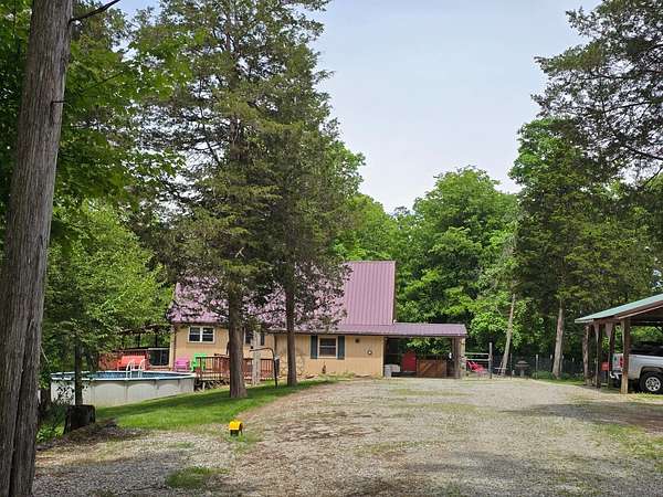 11.6 Acres of Land with Home for Sale in Madison, Indiana