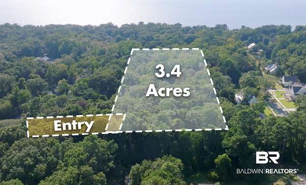 3.4 Acres of Residential Land for Sale in Daphne, Alabama