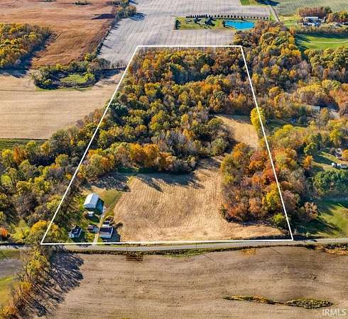 34 Acres of Land with Home for Auction in North Manchester, Indiana