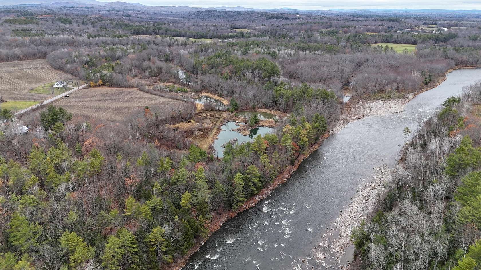 92 Acres of Recreational Land & Farm for Sale in New Sharon, Maine