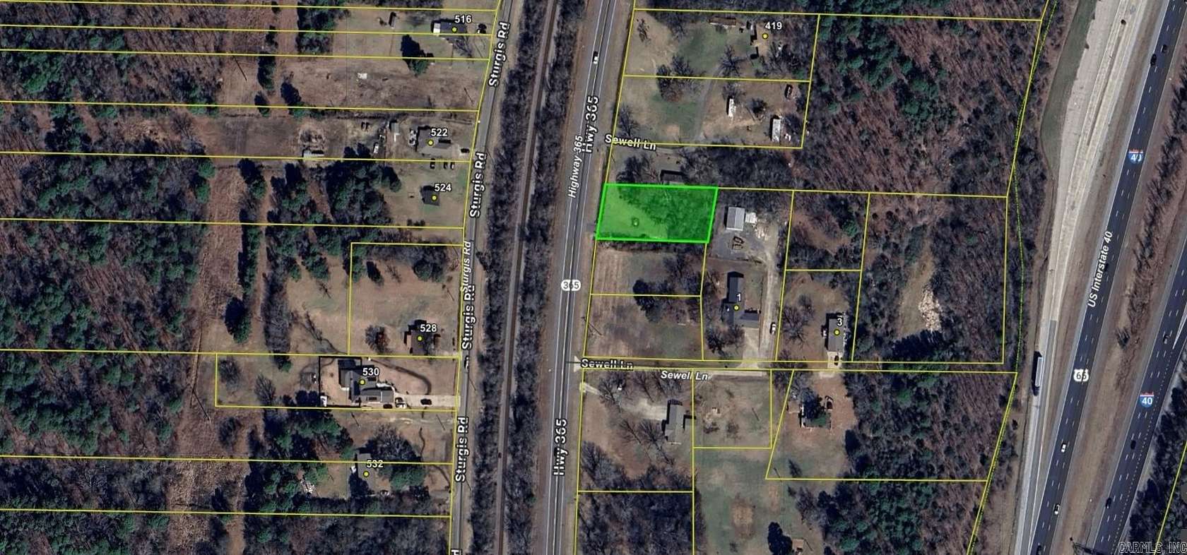 0.5 Acres of Land for Sale in Mayflower, Arkansas