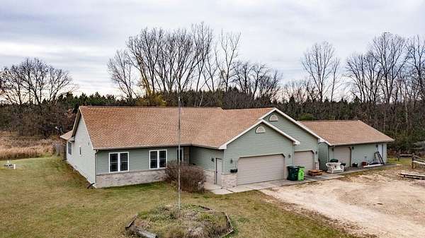 6 Acres of Residential Land with Home for Sale in New London, Wisconsin