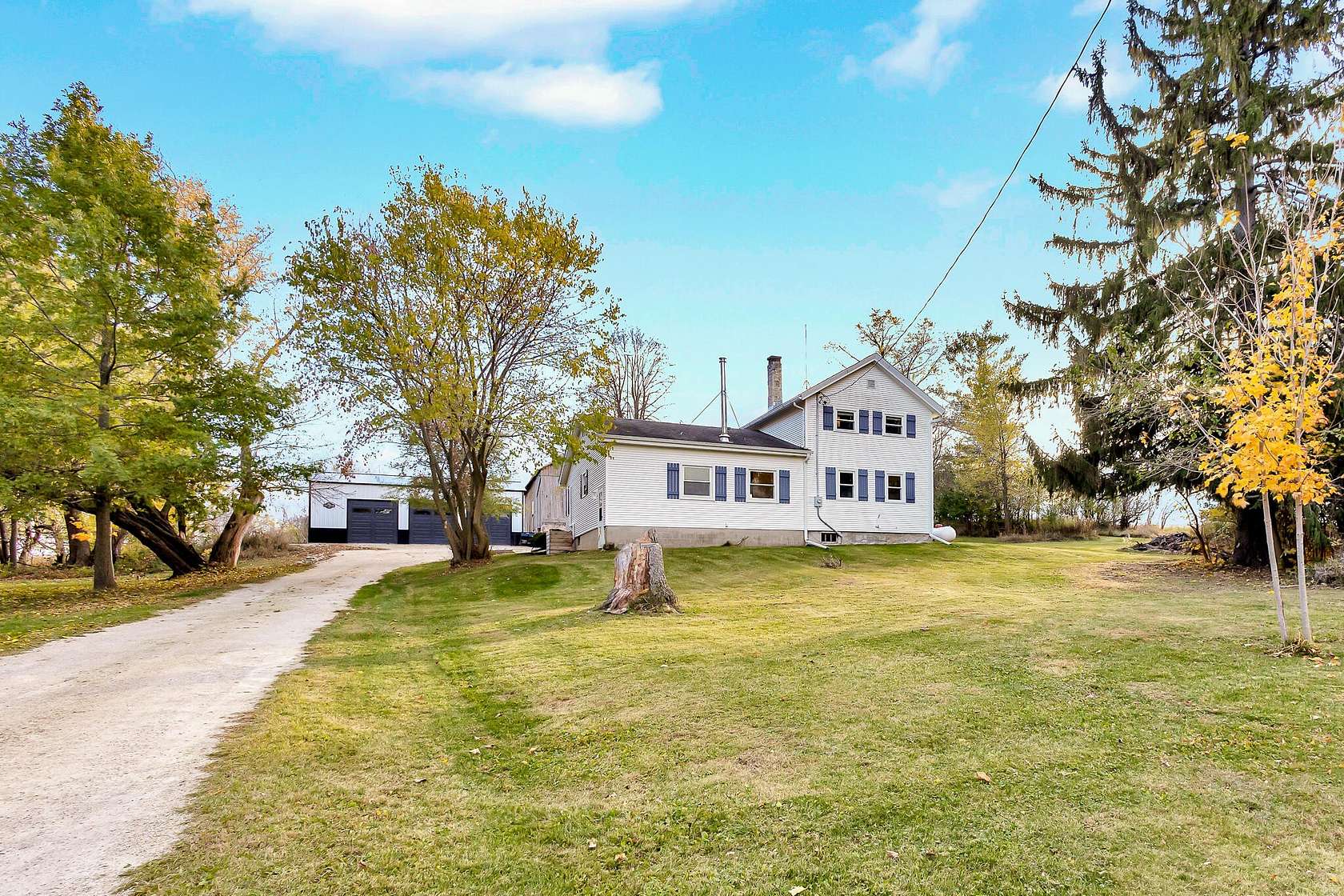 5 Acres of Residential Land with Home for Sale in Waldo, Wisconsin