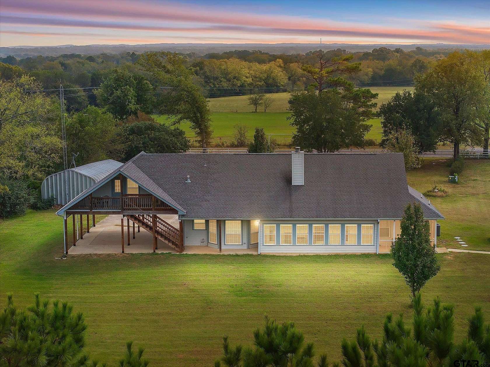 11.1 Acres of Land with Home for Sale in Grand Saline, Texas