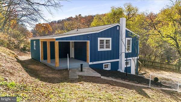 3 Acres of Residential Land with Home for Sale in Berkeley Springs, West Virginia