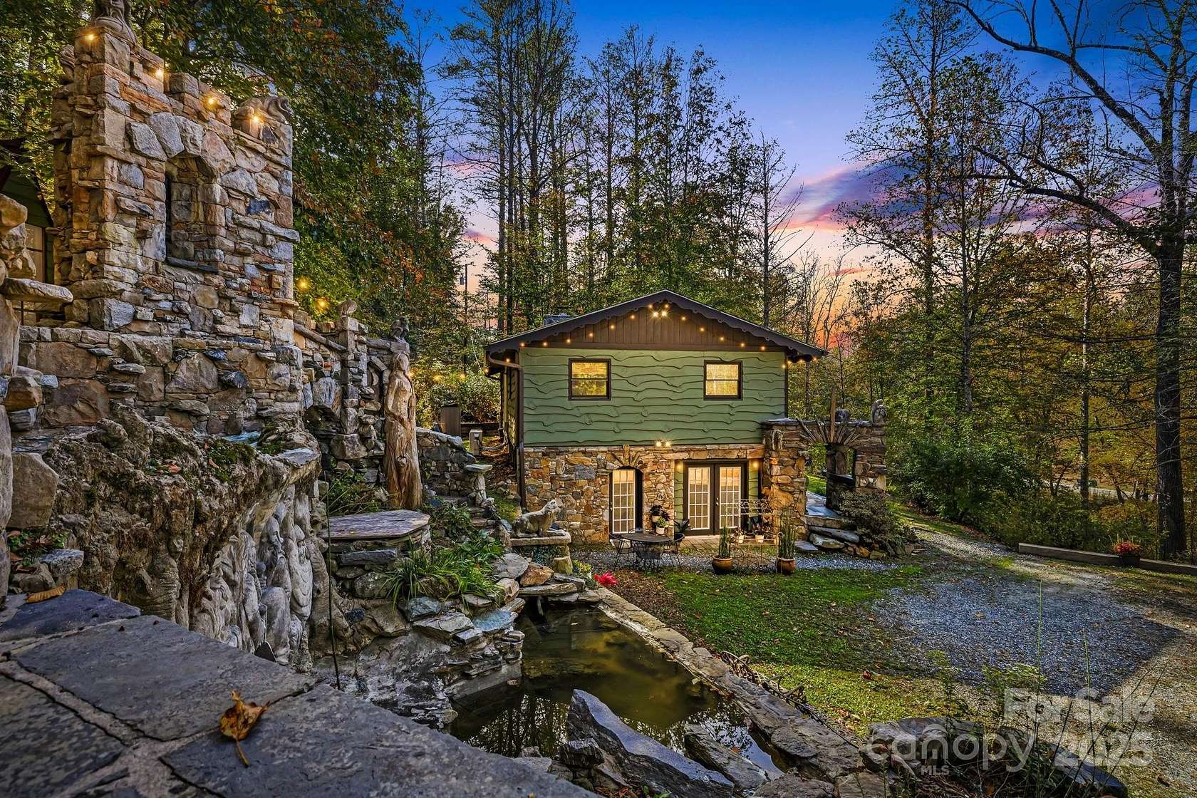 4.9 Acres of Residential Land with Home for Sale in Weaverville, North Carolina