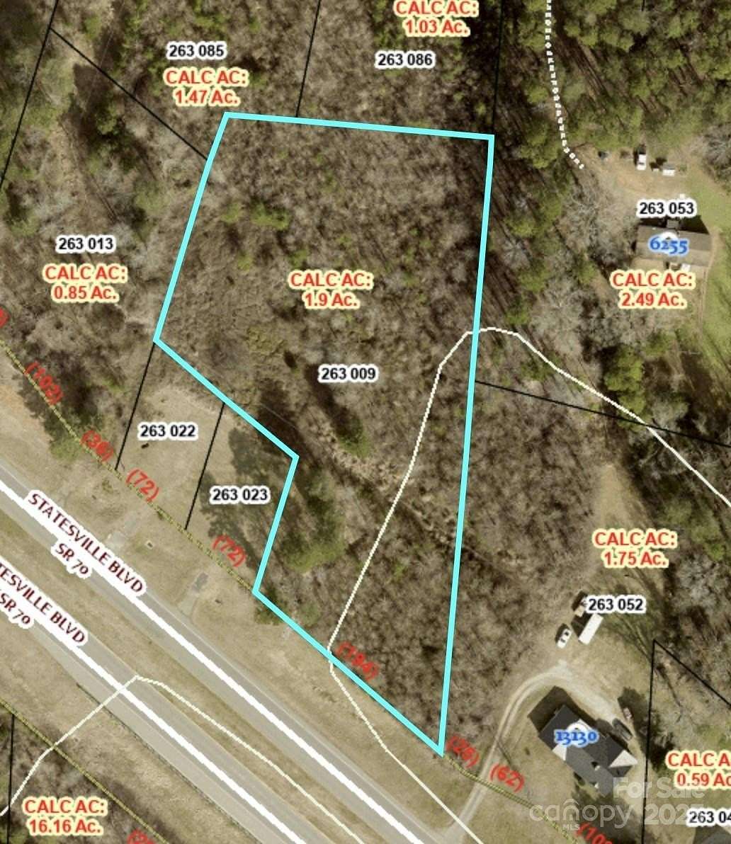 1.9 Acres of Residential Land for Sale in Cleveland, North Carolina