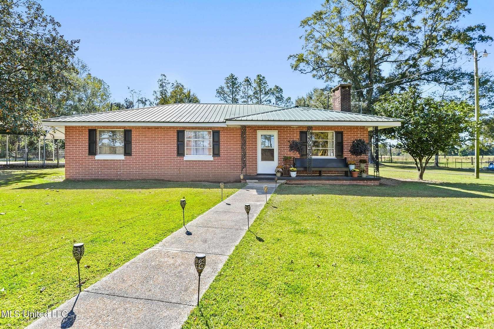 3.5 Acres of Residential Land with Home for Sale in Lucedale, Mississippi