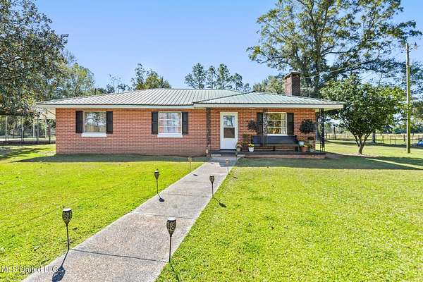 3.5 Acres of Residential Land with Home for Sale in Lucedale, Mississippi