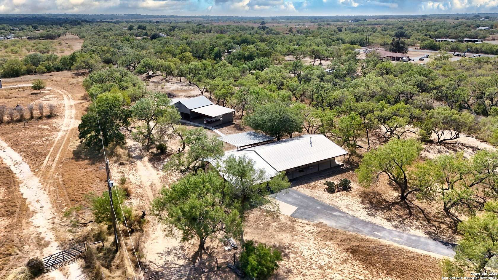 8 Acres of Residential Land with Home for Sale in Lytle, Texas