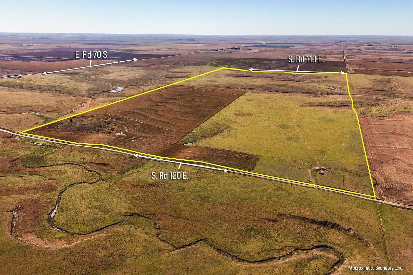 315 Acres of Agricultural Land for Auction in Hoxie, Kansas