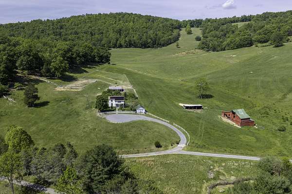 16.1 Acres of Land with Home for Sale in Lexington, Virginia