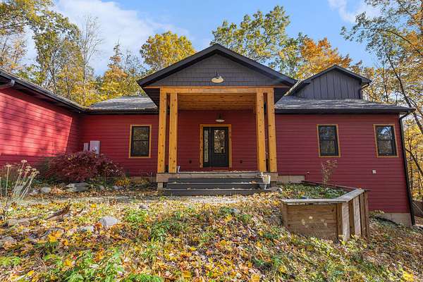 21.5 Acres of Recreational Land with Home for Sale in Three Rivers, Michigan