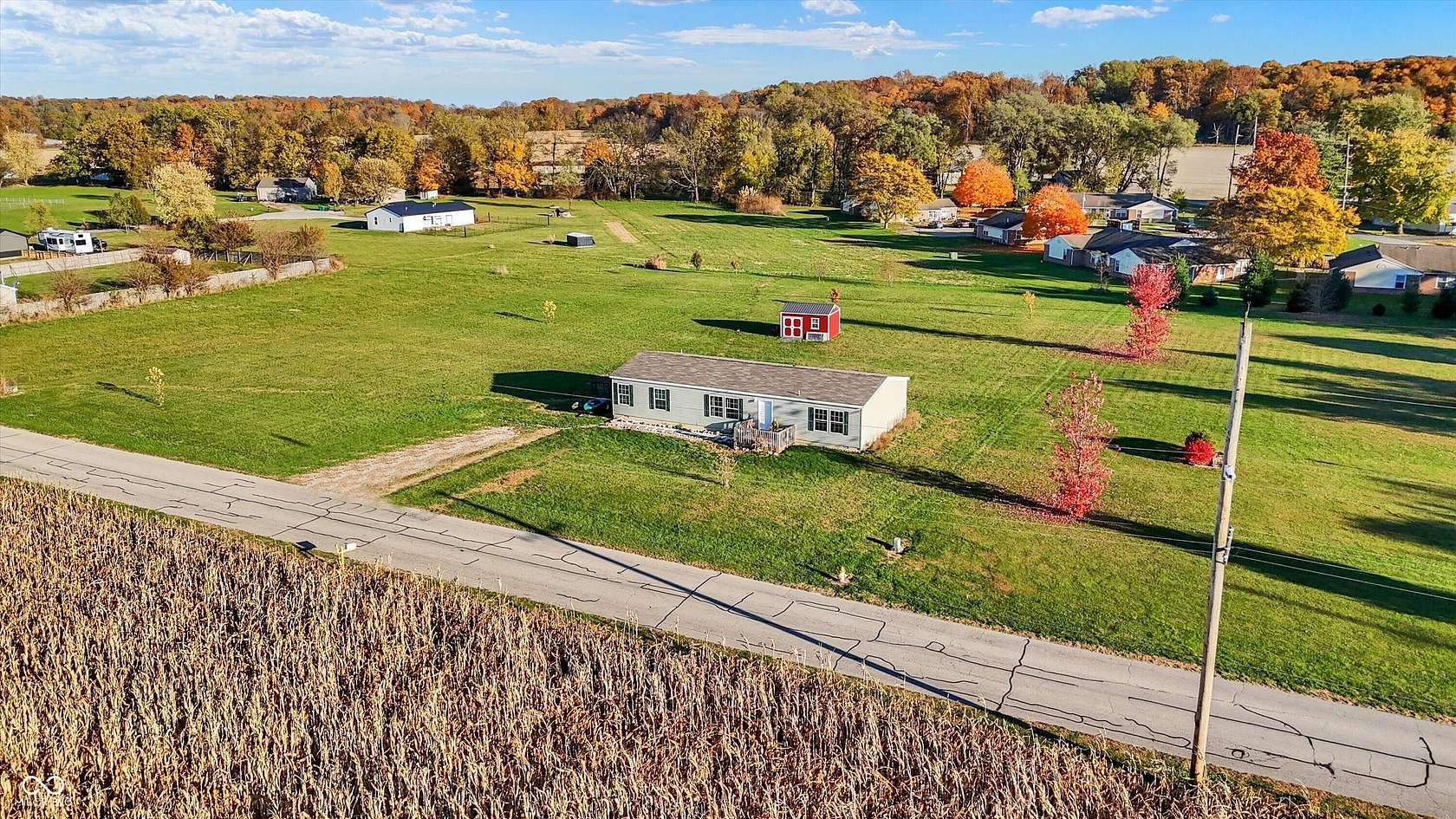 1.6 Acres of Residential Land with Home for Sale in Carthage, Indiana