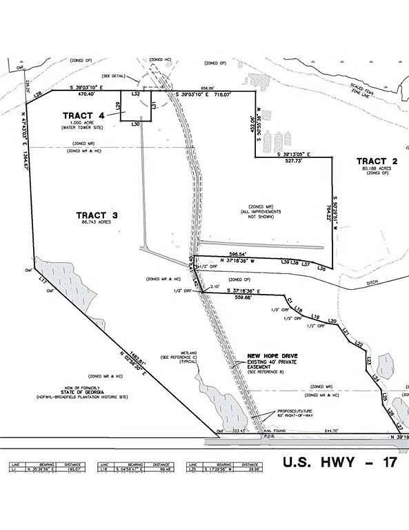 86.7 Acres of Land for Sale in Brunswick, Georgia