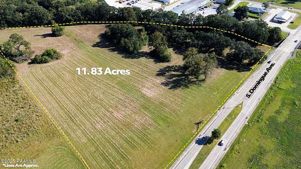 11.8 Acres of Mixed-Use Land for Sale in Lafayette, Louisiana