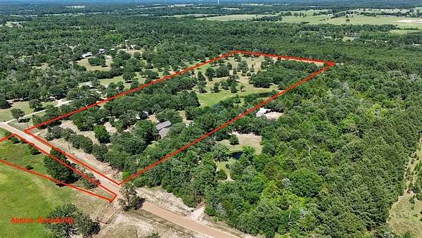 15.1 Acres of Recreational Land with Home for Sale in Athens, Texas