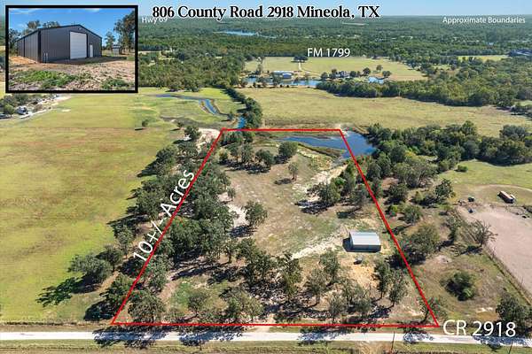 10 Acres of Land for Sale in Mineola, Texas