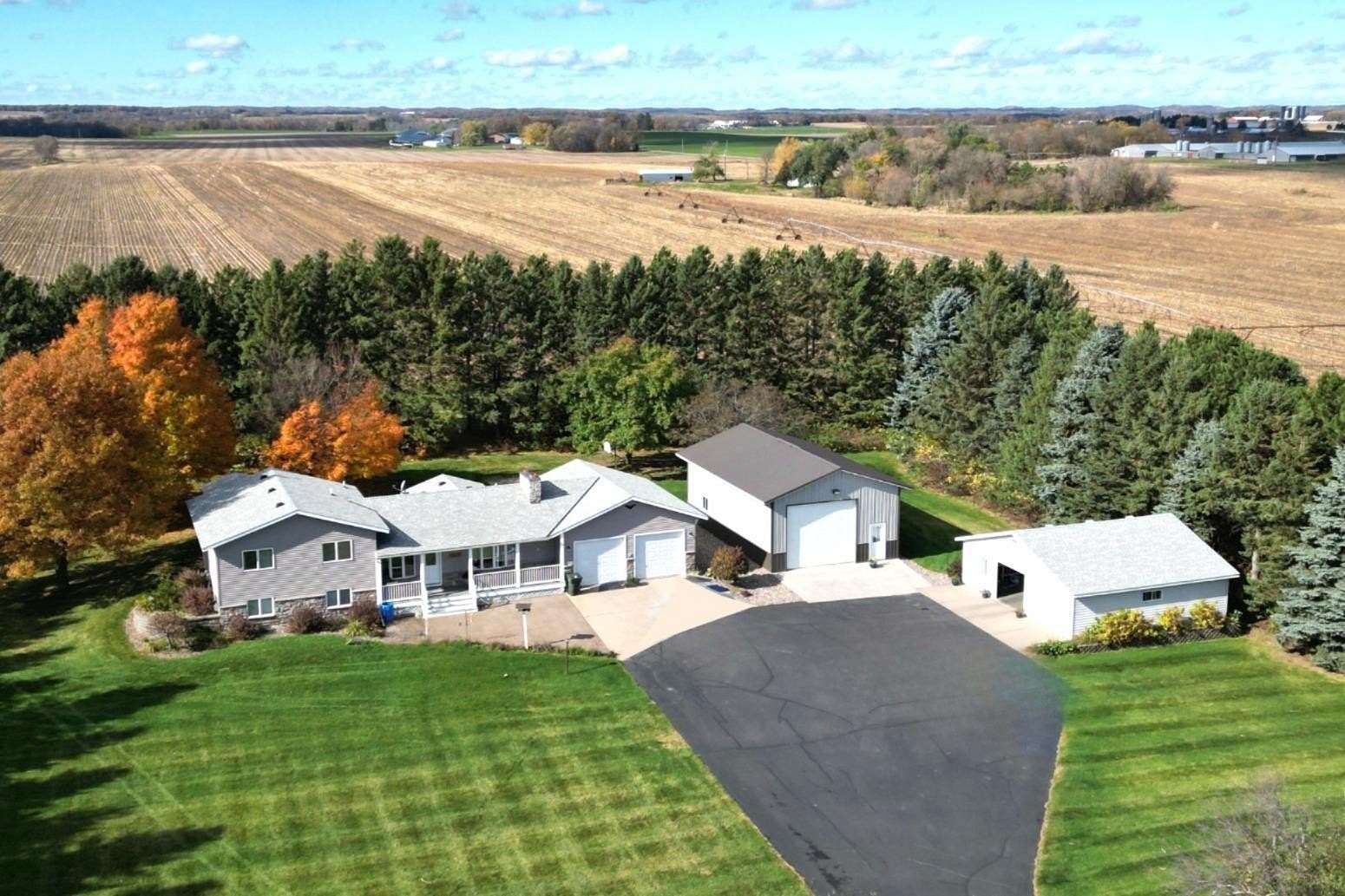 5 Acres of Land with Home for Sale in Swanville, Minnesota