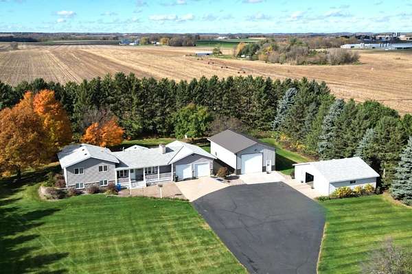 5 Acres of Land with Home for Sale in Swanville, Minnesota
