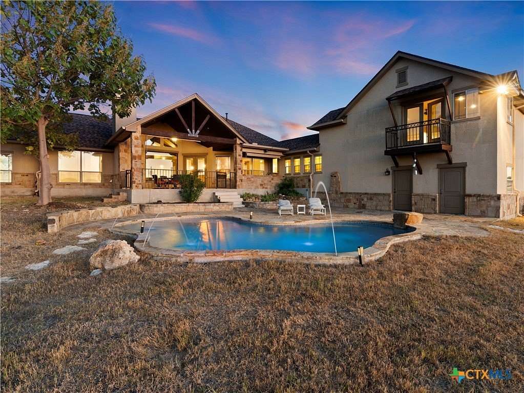 5 Acres of Residential Land with Home for Sale in Spring Branch, Texas