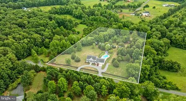 5.16 Acres of Land with Home for Sale in Rhoadesville, Virginia
