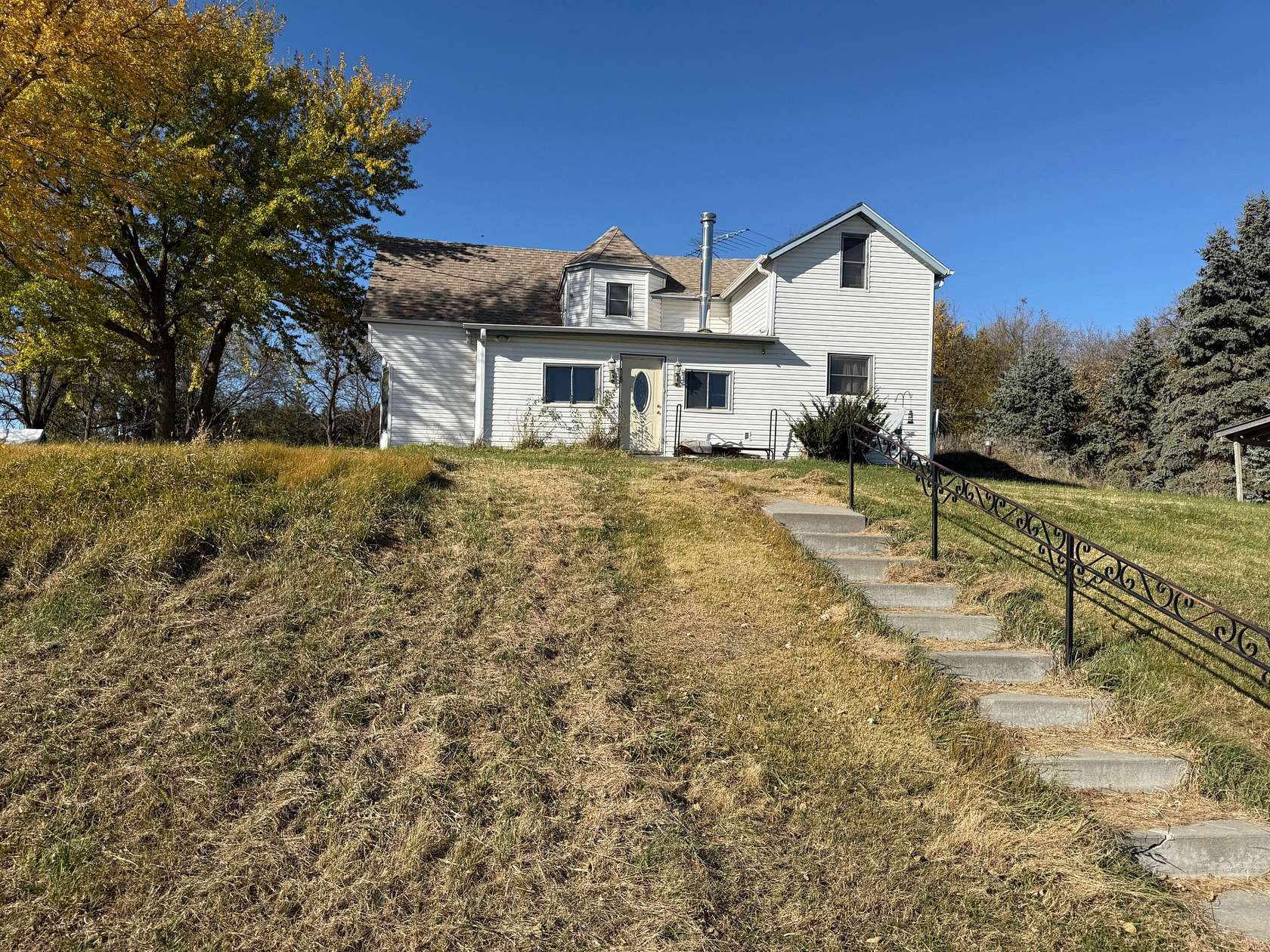 9.3 Acres of Residential Land with Home for Sale in Council Bluffs, Iowa