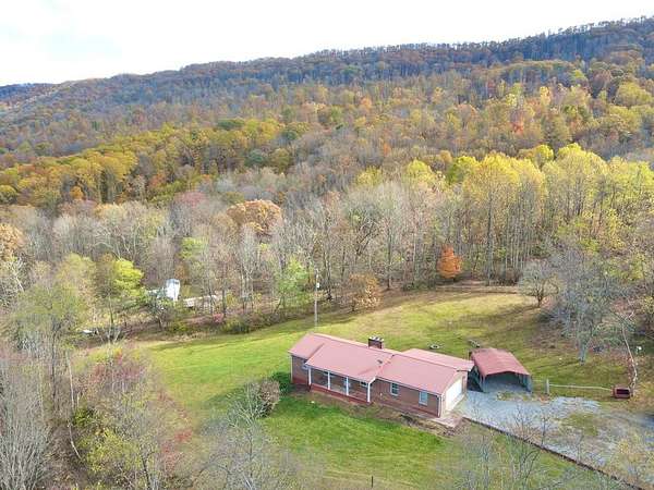 67.4 Acres of Land with Home for Sale in Bluefield, West Virginia