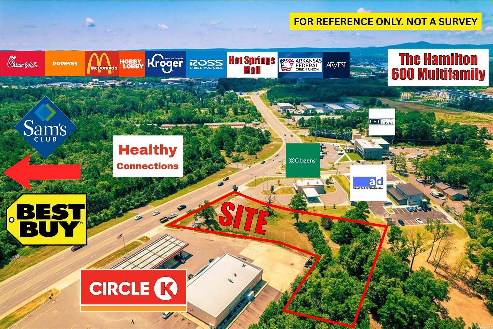 1.45 Acres of Commercial Land for Sale in Hot Springs, Arkansas