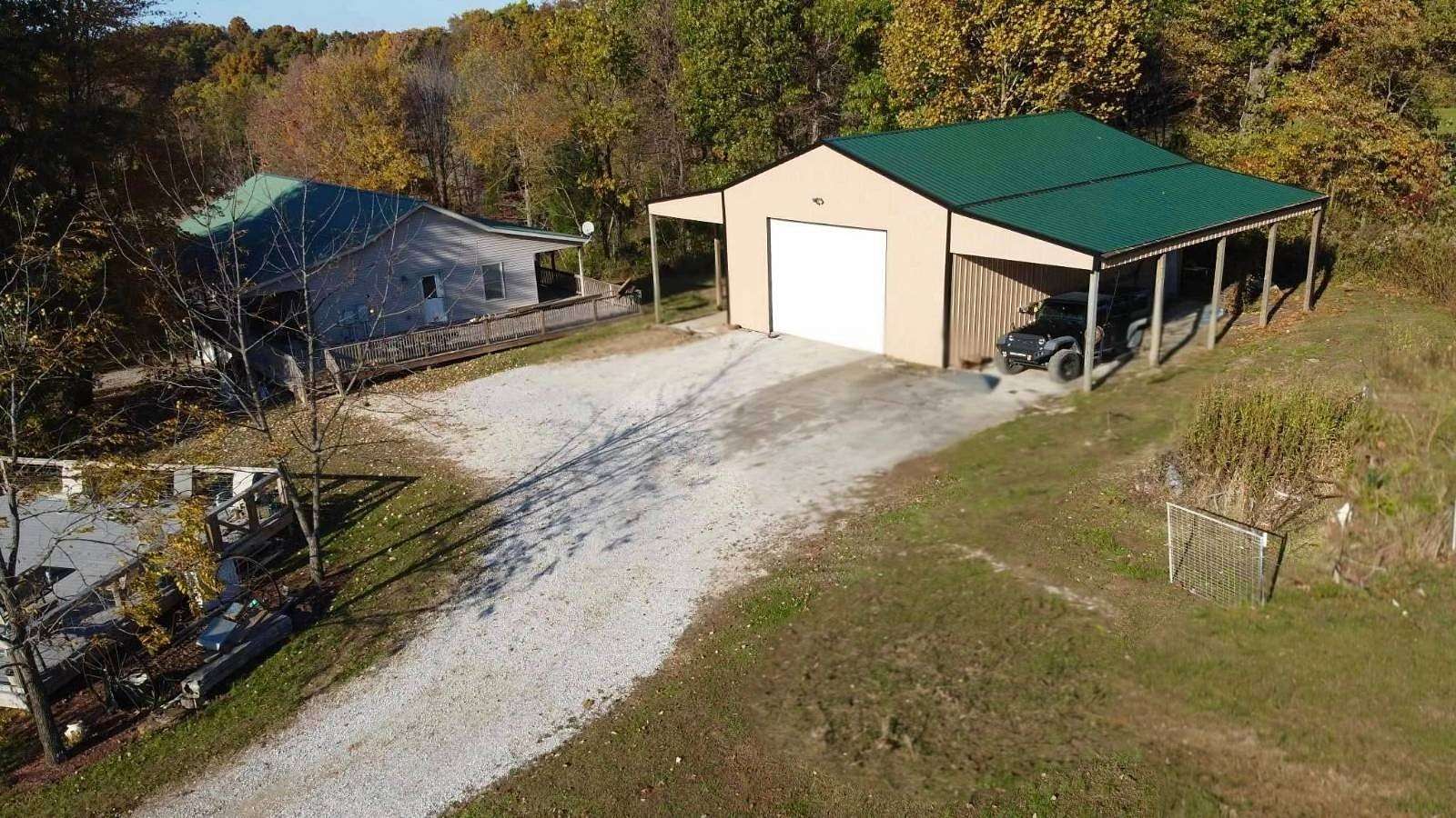 7 Acres of Residential Land with Home for Sale in Leopold, Indiana