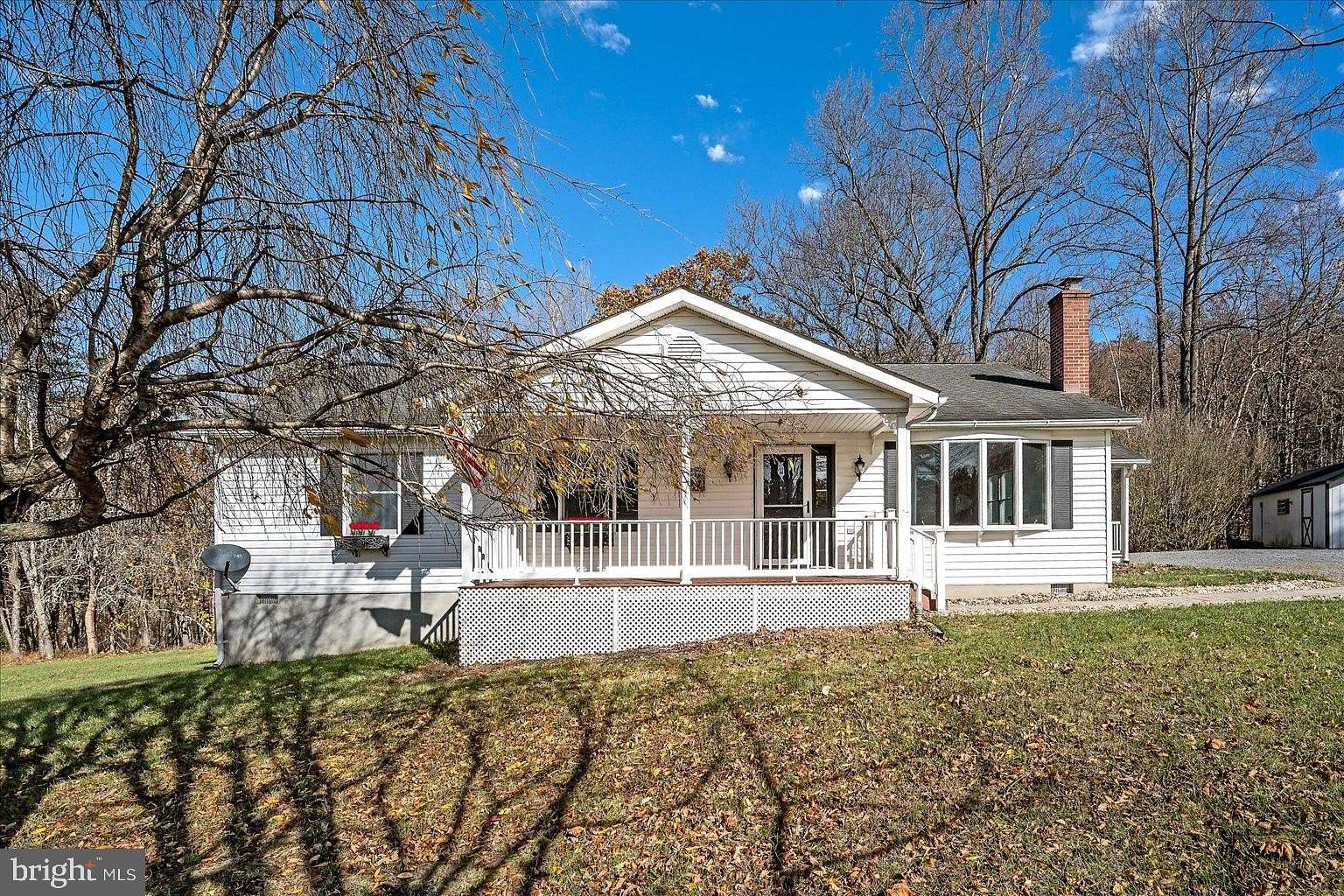 5.19 Acres of Residential Land with Home for Sale in Berkeley Springs, West Virginia