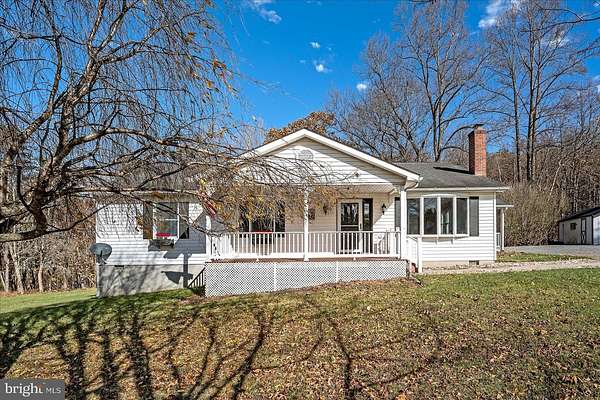 5.19 Acres of Residential Land with Home for Sale in Berkeley Springs, West Virginia