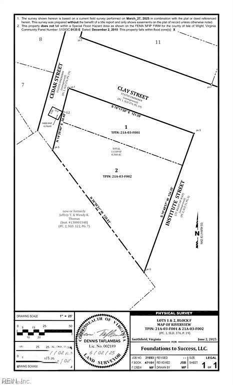 Land for Sale in Smithfield, Virginia