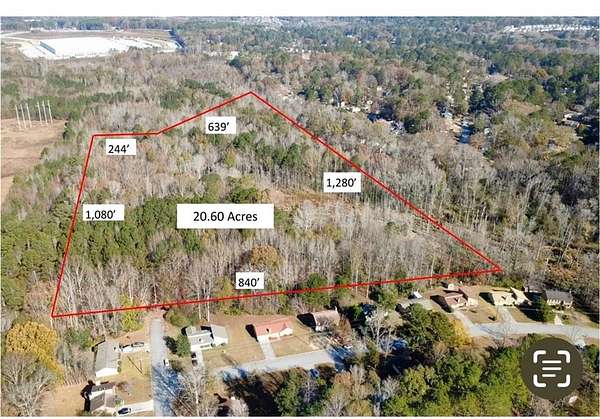 20.6 Acres of Land for Sale in South Fulton, Georgia