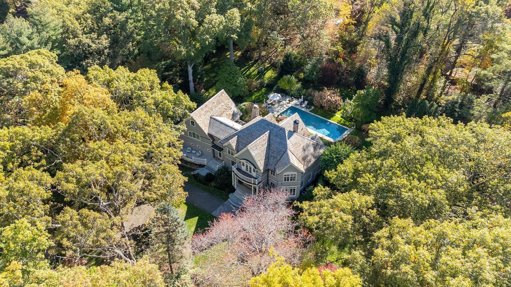 2.55 Acres of Land with Home for Sale in Westport, Connecticut