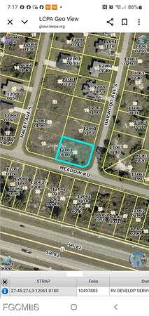 0.26 Acres of Land for Sale in Lehigh Acres, Florida