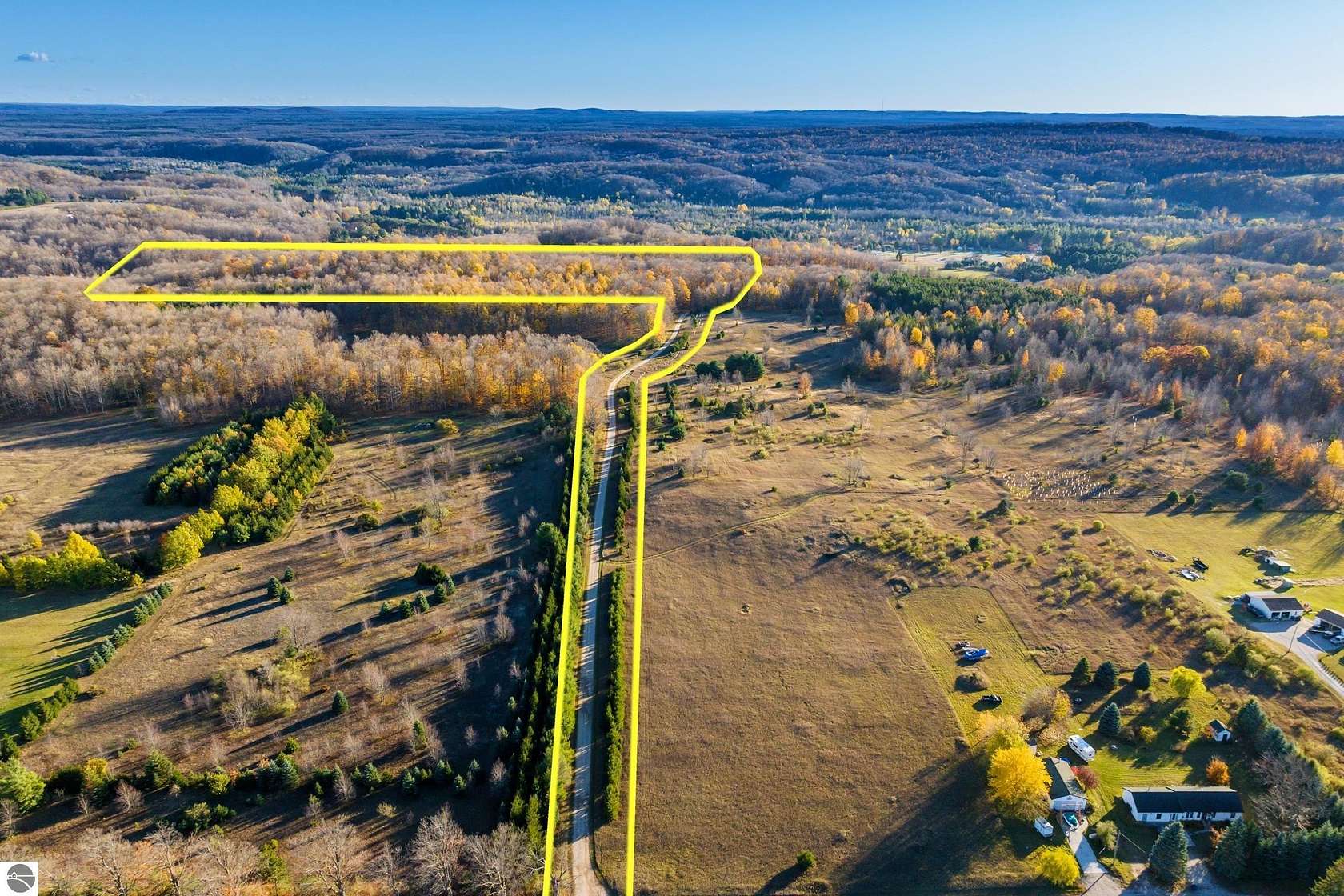 28 Acres of Land for Sale in Honor, Michigan
